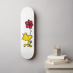 Skateboard Snoopy So Sweet Flower Motif