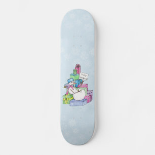 Skateboard Snowman chahut sur les cadeaux