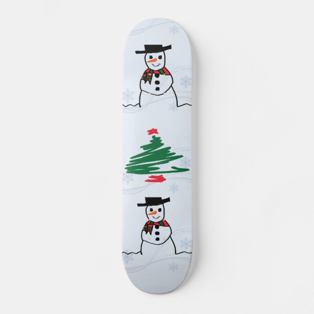 Skateboard Snowman Skate (Recto)