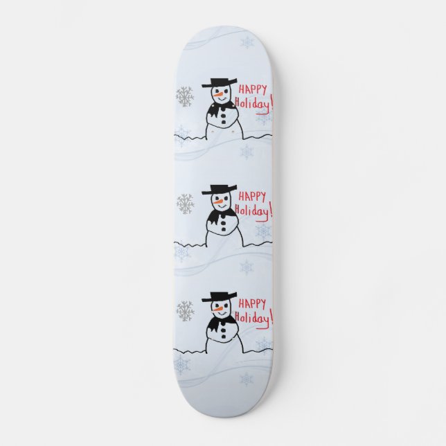 Skateboard Snowman Skate (Recto)