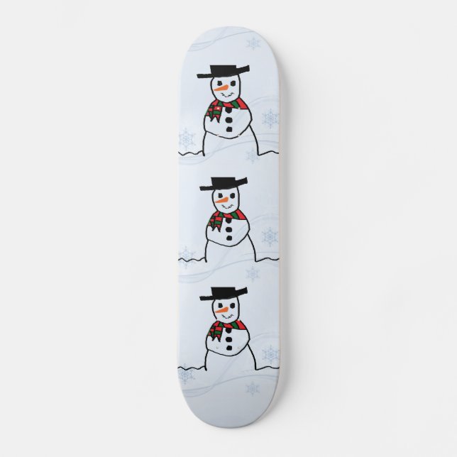 Skateboard Snowman Skate (Recto)