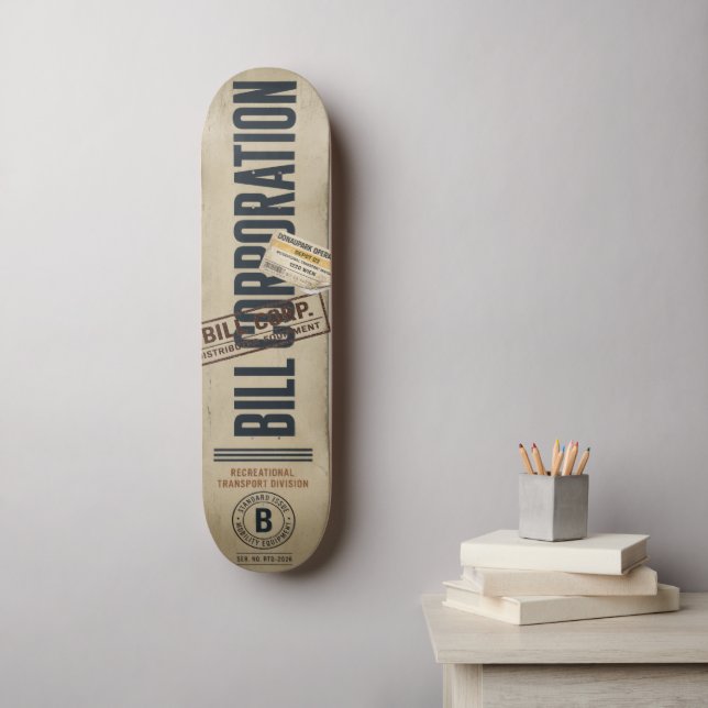Skateboard SOCIÉTÉ BILL : utilisé (Art mural)