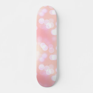 Skateboard Soft rose esthétique Motif Bokeh