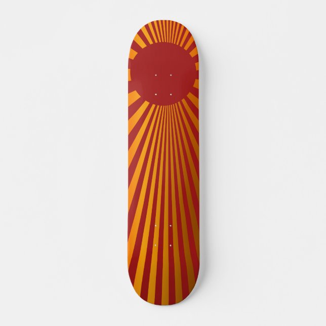 Skateboard Soleil Levant (Devant)