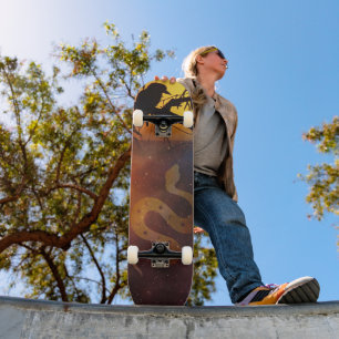Skateboard Solstice Kookaburra Silhouette Serpent céleste