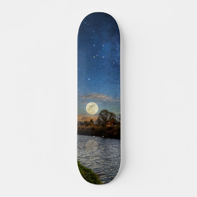 Skateboard Sondage nocturne (Devant)