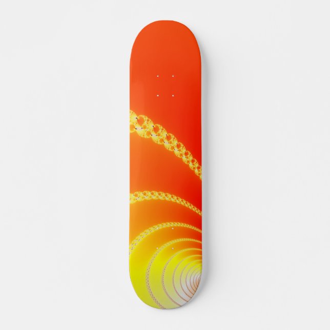Skateboard Sound Waves Fractal Art (Devant)
