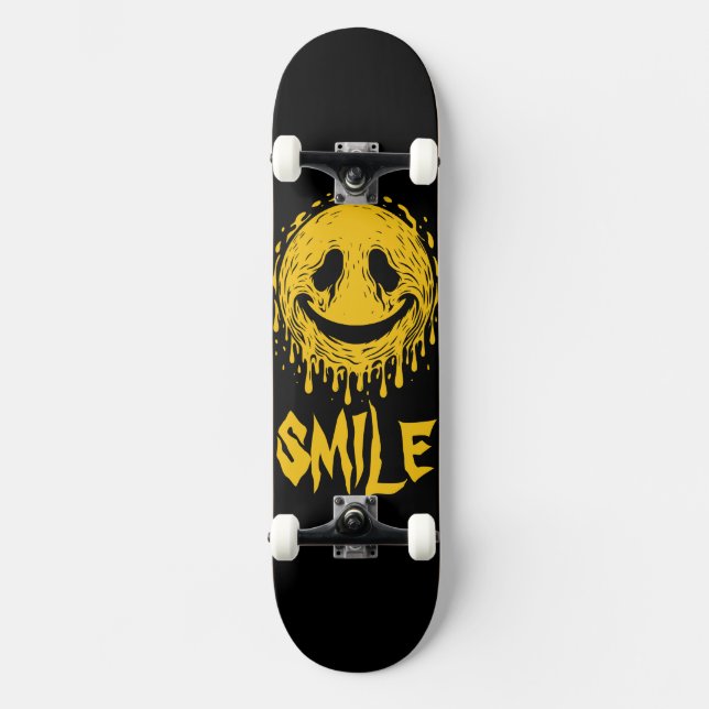 Skateboard Sourire déplaisant (Recto)