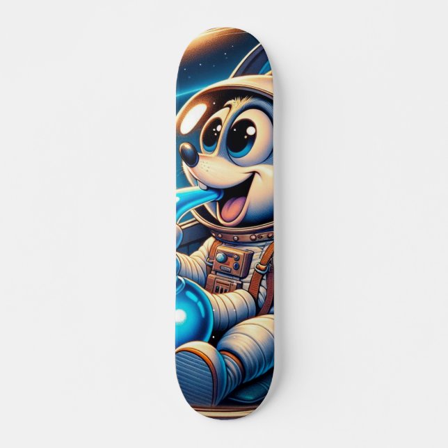 Skateboard souris Cosmic Puff (Devant)