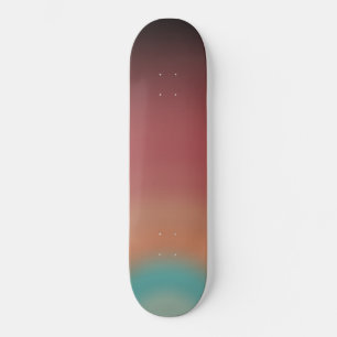 Skateboard Southwestern Southwest Desert Rainbow Art Design