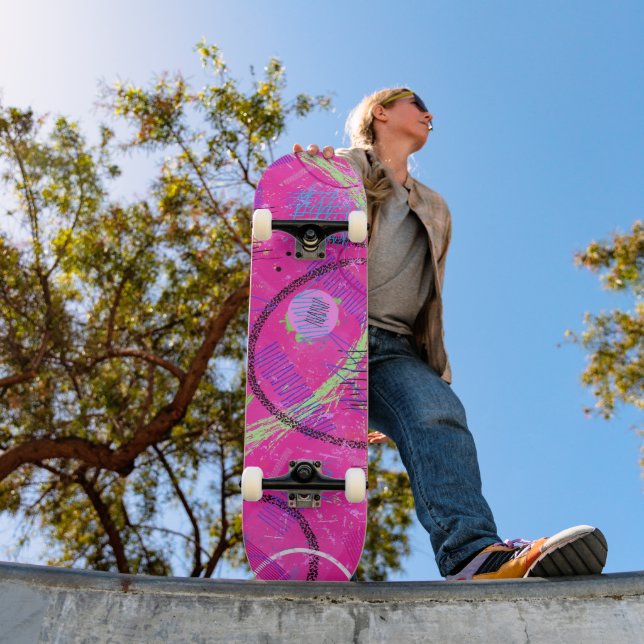 Skateboard Souvenirs d'enfance Art abstrait  (Extérieur 1)