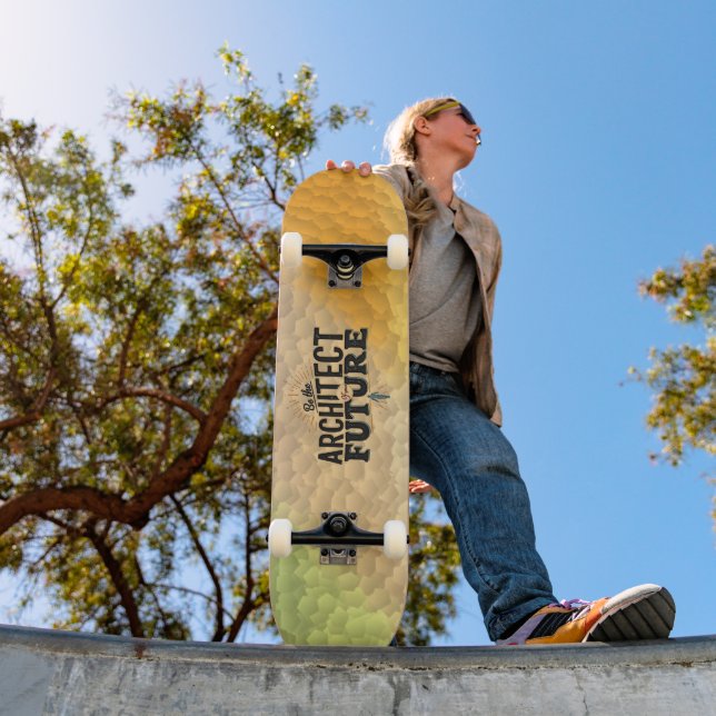 Skateboard Soyez l'architecte de votre avenir (Extérieur 1)