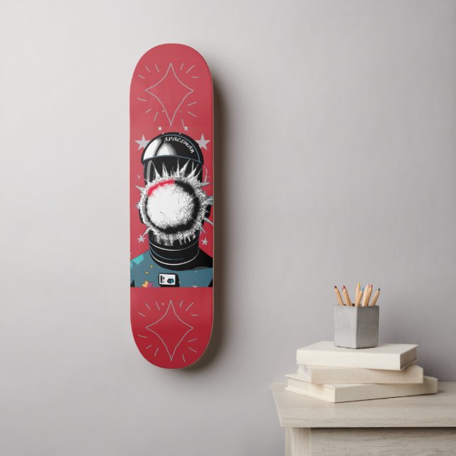 Skateboard Spaceman (Art mural)
