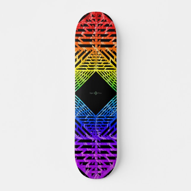Skateboard Spectre ( Arc-en-ciel ) (Devant)