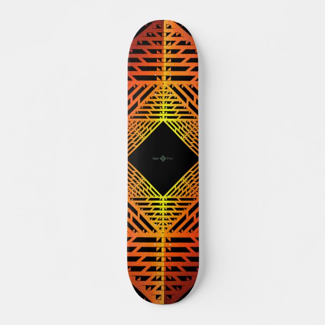 Skateboard Spectre ( ombrage de lueur ) (Devant)