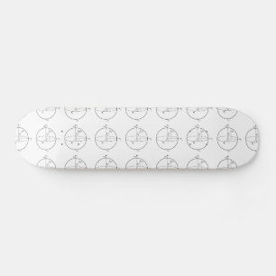 Skateboard Sphère Bloch   Physique / Maths Quantum Bit