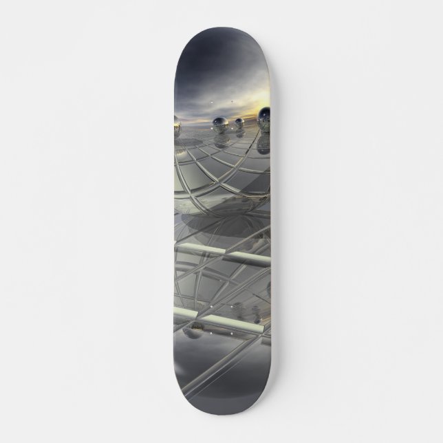 Skateboard Sphères et miroirs (Devant)
