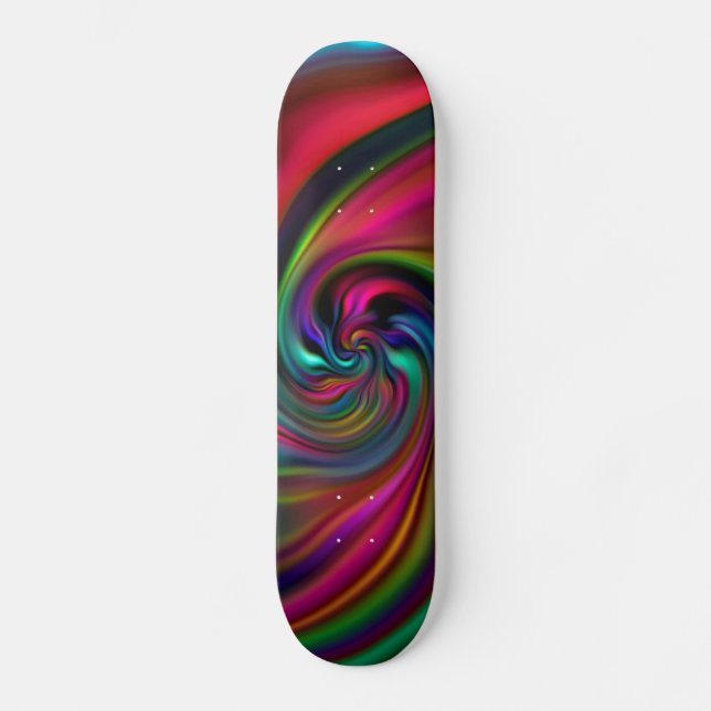 Skateboard Spirales Arrière - plans Abstraites douces I (Recto)