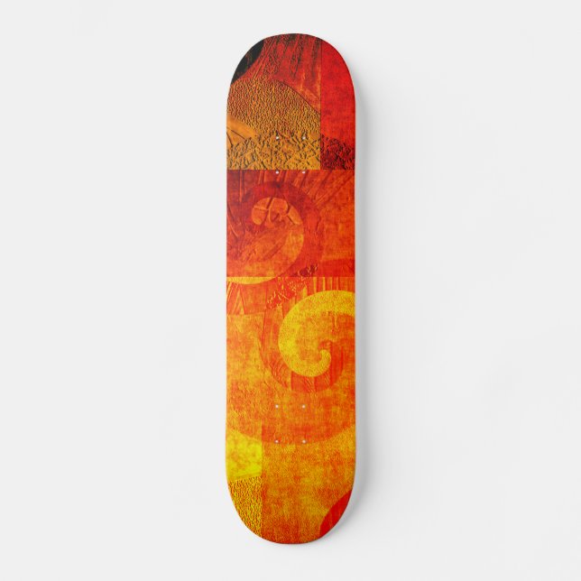 Skateboard Spirales d'antiquités Arrière - plans (Recto)