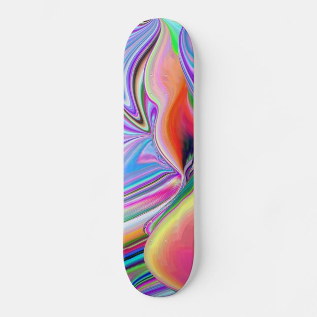 Skateboard Spirit of Summer Breeze Abstrait 3D Rainbowart (Recto)