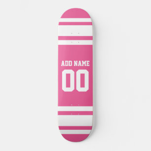 Skateboard Sports Jersey, nom et numéro
