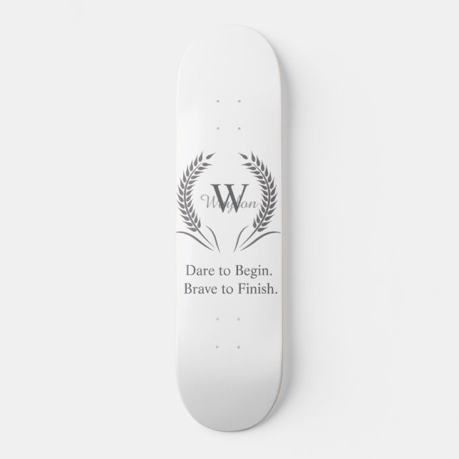 Skateboard Sports Motivationnels (Recto)