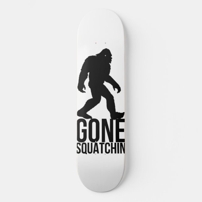 Skateboard Squatchin allé grand par pied (Recto)