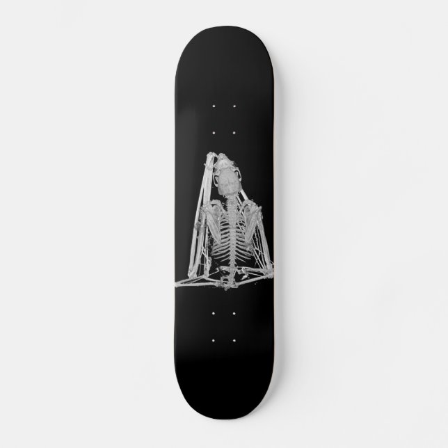 Skateboard Squelette de chauve-souris gothique (Recto)