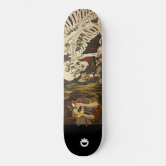 Skateboard squelette géant