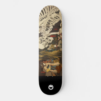 Skateboard squelette géant