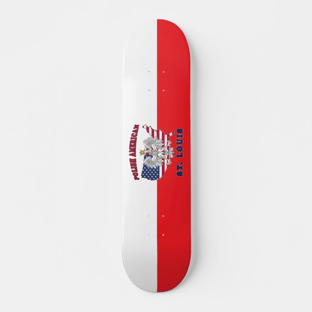 Skateboard St. Louis Missouri Polonais (Devant)