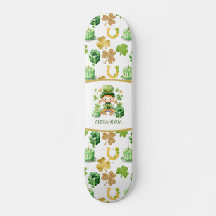 Skateboard St patrick Lucky One Birthday