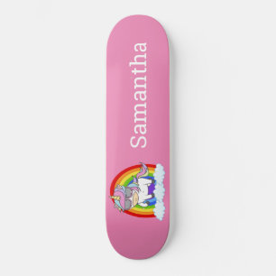 Skateboard Stakeboard  Unicorn  Gang  Pink 