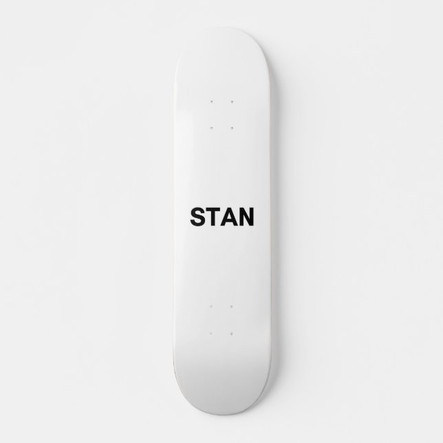 Skateboard stan (Devant)