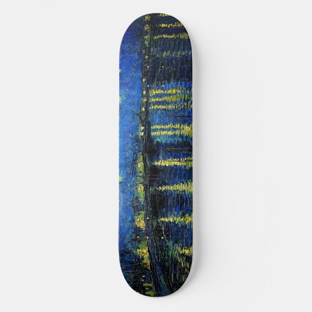 Skateboard Starry Night Over the Rhone par Vincent Van Gogh (Recto)