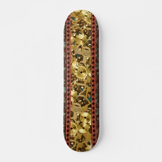 Skateboard Steam Punk 3 (Devant)