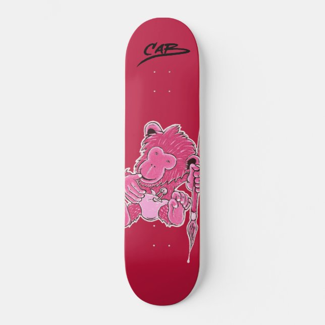 Skateboard Steve Caballero "brosse de singe " (Recto)