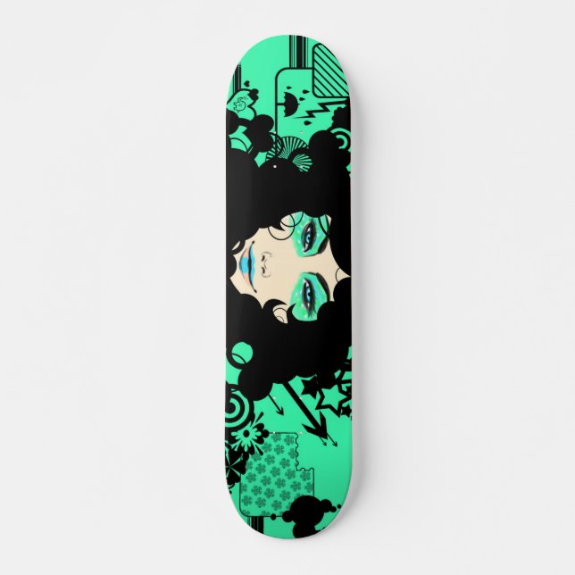 Skateboard STUDIOS de RiJUA : Planche à roulettes de Garafika (Devant)
