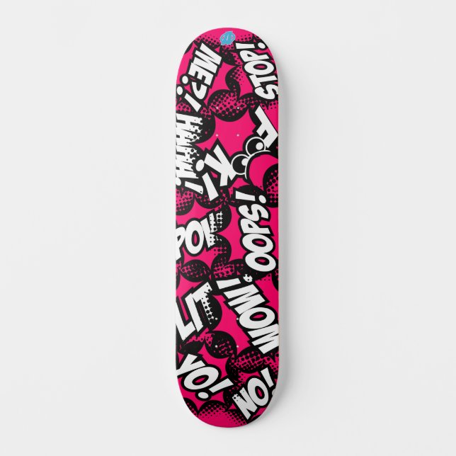 Skateboard Style de bande dessinée (Recto)