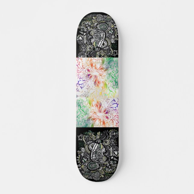Skateboard style de panneau de scate d'art (Devant)