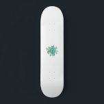 Skateboard Style Décoratif, Crème Menthe, Bleu Fontaine, Turq<br><div class="desc">Patinage</div>
