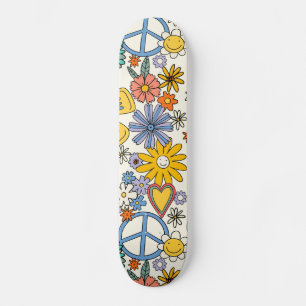 Skateboard Style floral hippie