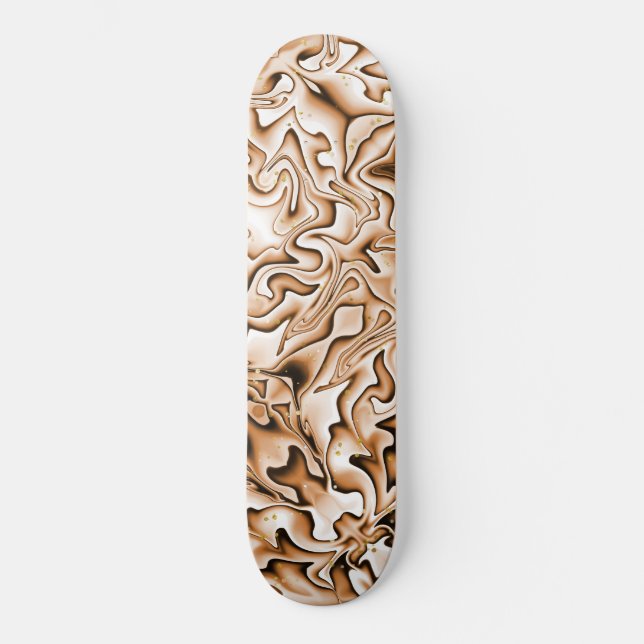 Skateboard Style Graffiti Abstrait Grillé Couleur Marshmallow (Recto)