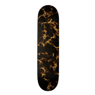 Skateboard Style marbre élégant3 - Or noir