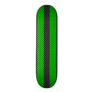 Skateboard Style vert de fibre de carbone d'accent emballant