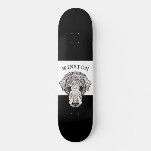 Skateboard Styliser Labrador Retriever Personnalisé Skateboar