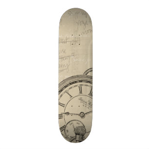 Skateboard Stylos-plumes et Watchface avec des notes