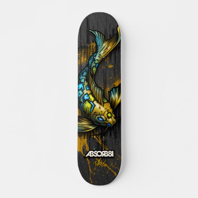 Skateboard SUBMERGE/Koi (Devant)