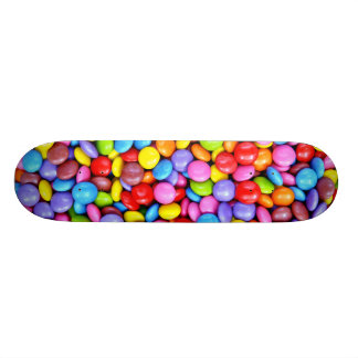Skateboard Sucreries colorées