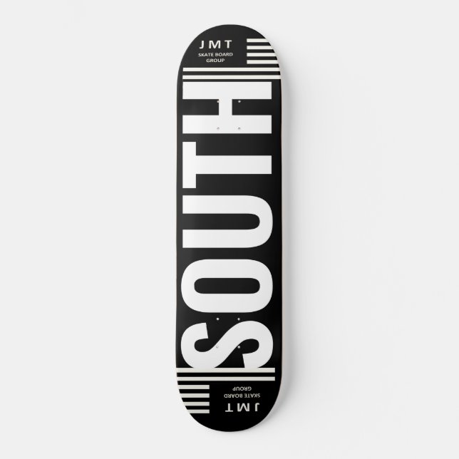 Skateboard SUD. Planche à roulettes (Recto)